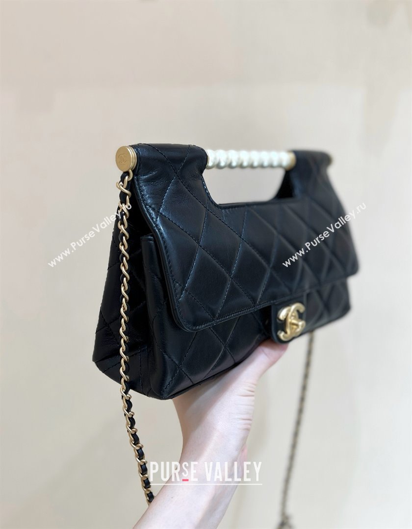 Chanel Shopping Bag in Lambskin CH040701 Black 2025 Top Quality (SHUNY-25040701)