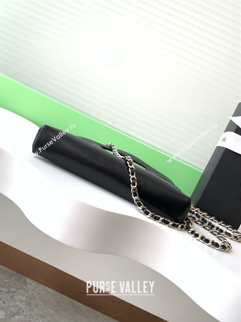 Chanel Sequins East-West Mini 31 Shopping Bag AS3656 Black 2025 (YEZI-25050718)