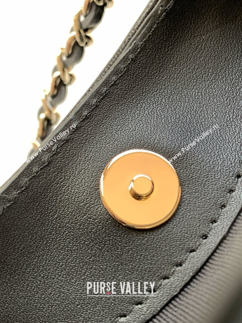 Chanel Sequins East-West Mini 31 Shopping Bag AS3656 Black 2025 (YEZI-25050718)