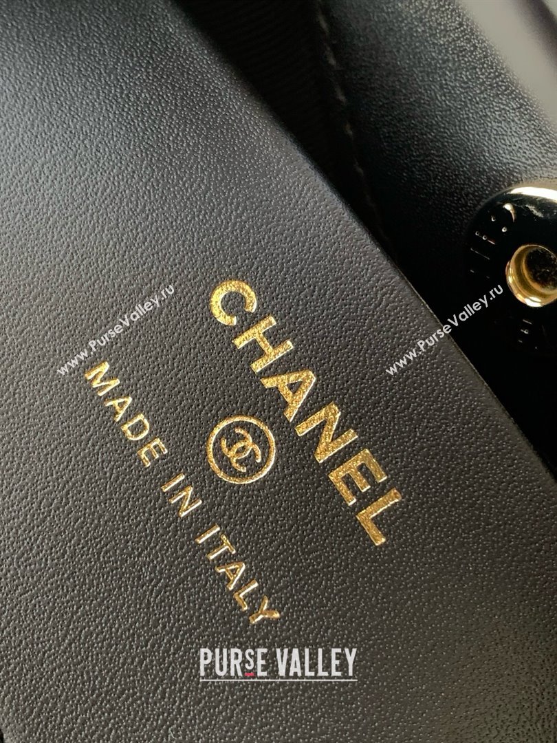 Chanel Sequins East-West Mini 31 Shopping Bag AS3656 Black 2025 (YEZI-25050718)