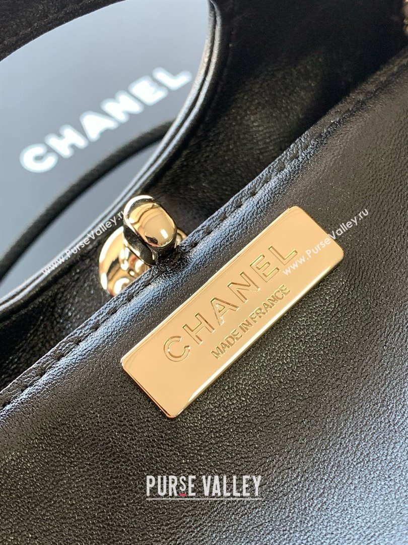 Chanel Sequins Mini 31 Shopping Bag AS4133 Black 2025 (Q-25050718)