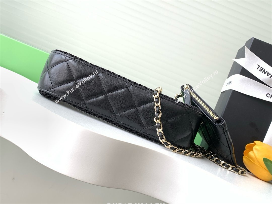 Chanel Mesh Clutch with Chain AP4572 Black 2025 (YEZI-25041112)