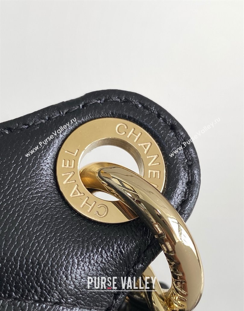 Chanel Mesh Lambskin Clutch with Chain AP4573 Black 2025 (YEZI-25041708)
