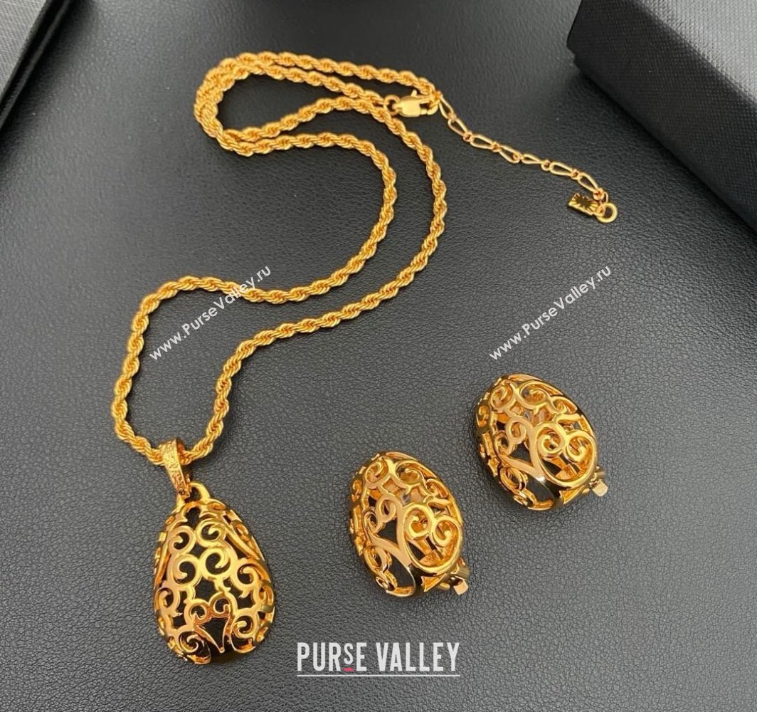 Saint Laurent Necklace S042109 Gold 2025 (YF-25042109)