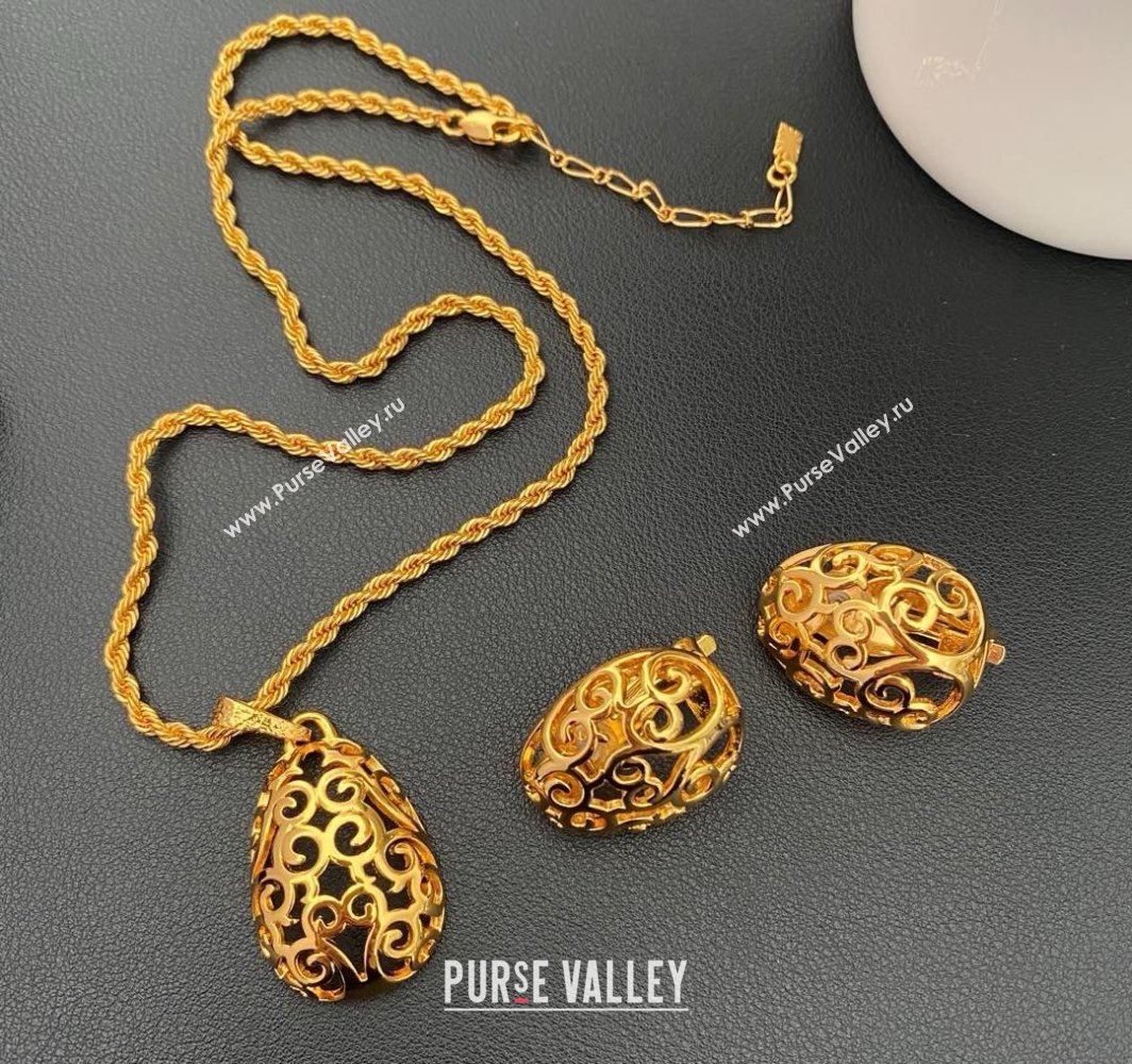 Saint Laurent Necklace S042109 Gold 2025 (YF-25042109)