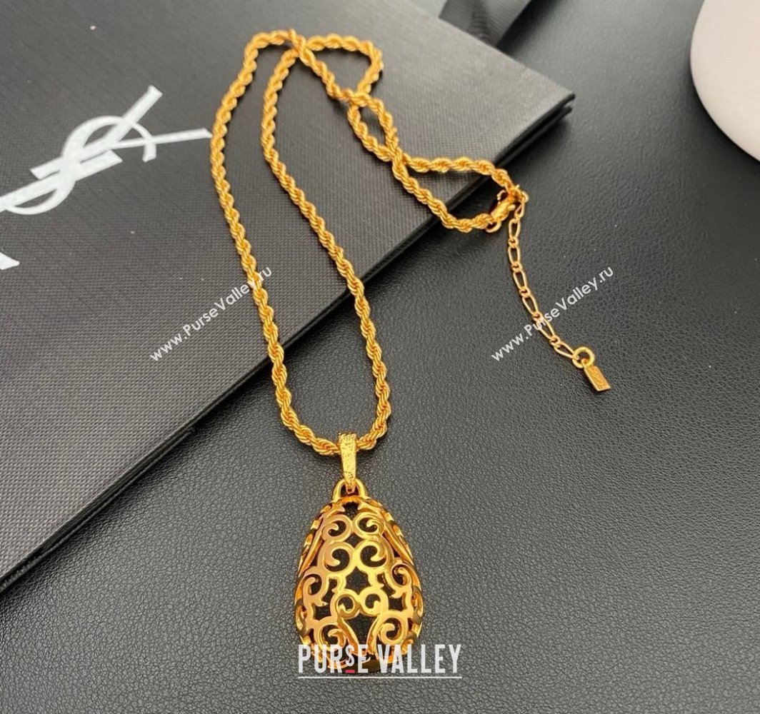Saint Laurent Necklace S042109 Gold 2025 (YF-25042109)