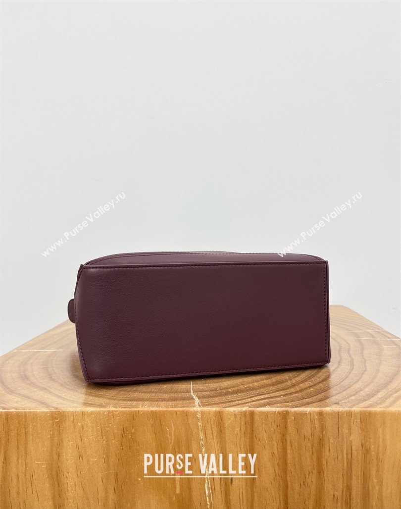 Loewe Small Puzzle Bag in Calfskin 9064 Burgundy 2025 Top (KK-25042404)