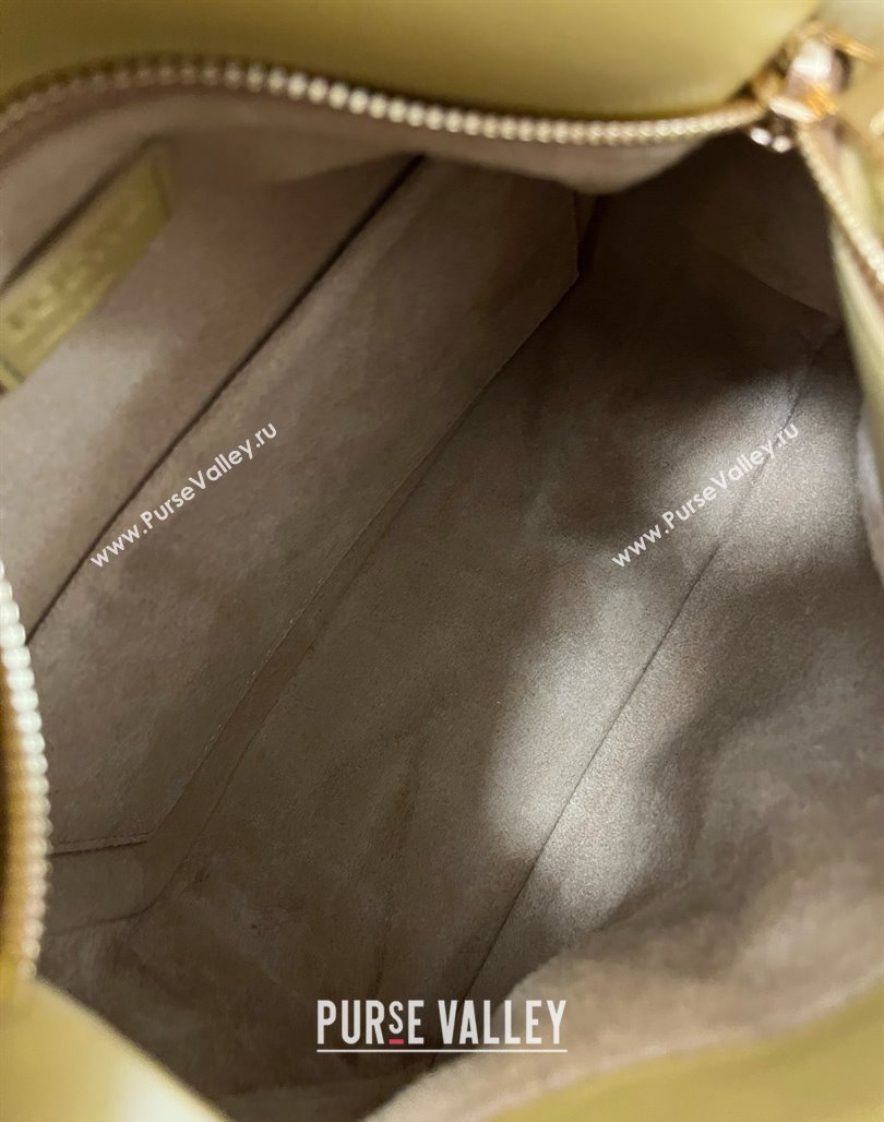 Loewe Small Puzzle Bag in Calfskin 9064 Sahara Yellow 2025 Top (KK-25042405)