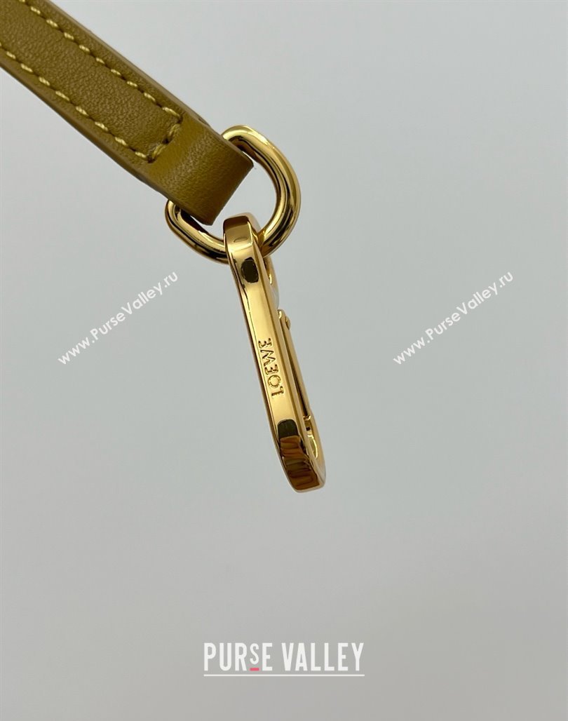 Loewe Mini Puzzle Bag in Calfskin 9310 Sahara Yellow 2025 Top (KK-25042406)