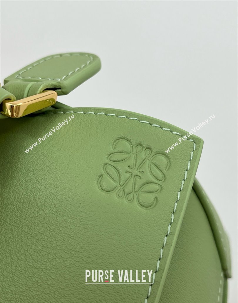 Loewe Mini Puzzle Bag in Classic Calfskin 9310 Light Pear Green 2025 Top (KK-25042407)