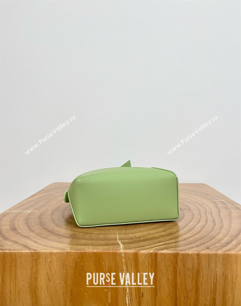 Loewe Mini Puzzle Bag in Classic Calfskin 9310 Light Pear Green 2025 Top (KK-25042407)