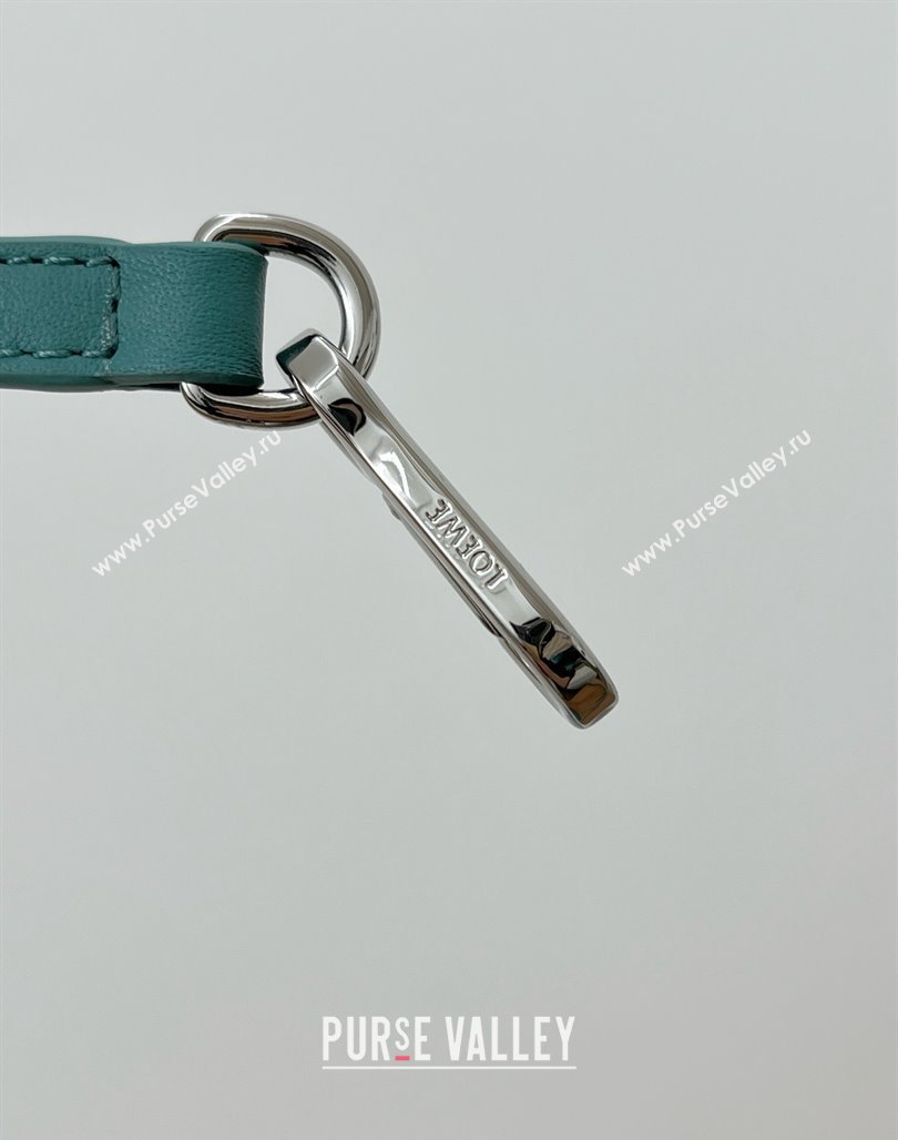 Loewe Mini Puzzle Bag in Classic Calfskin 9310 Water Blue 2025 Top (KK-25042408)