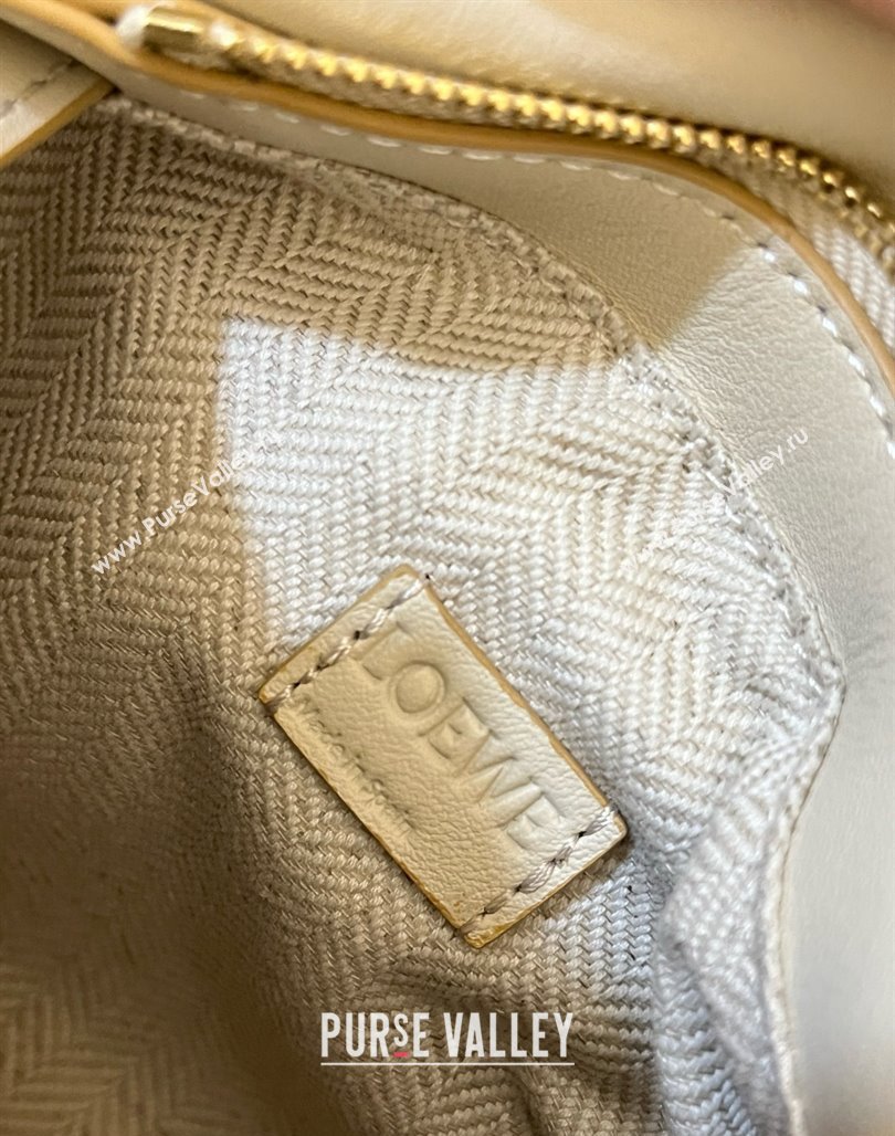 Loewe Mini Puzzle Bag in Classic Calfskin 9310 Beige/Light Brown 2025 Top (KK-25042411)