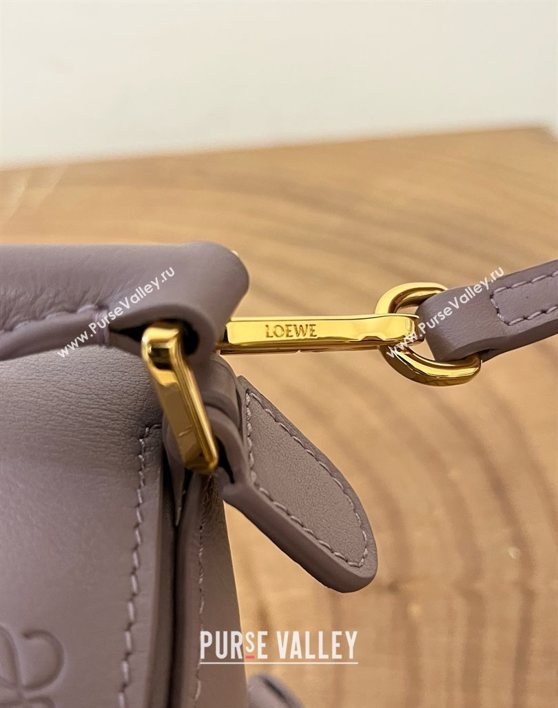 Loewe Mini Puzzle Bag in Classic Calfskin 9310 Taro Purple 2025 Top (KK-25042412)