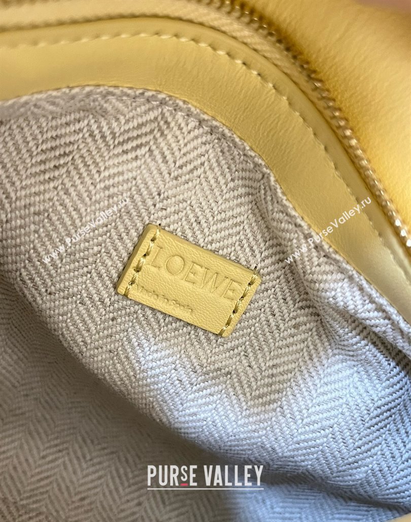 Loewe Mini Puzzle Bag in Classic Calfskin 9310 Yellow 2025 Top (KK-25042413)