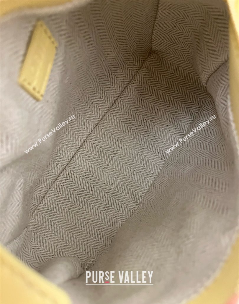 Loewe Mini Puzzle Bag in Classic Calfskin 9310 Yellow 2025 Top (KK-25042413)