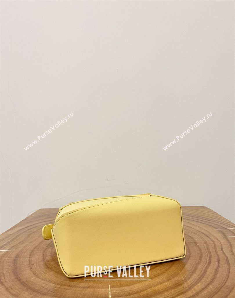 Loewe Mini Puzzle Bag in Classic Calfskin 9310 Yellow 2025 Top (KK-25042413)