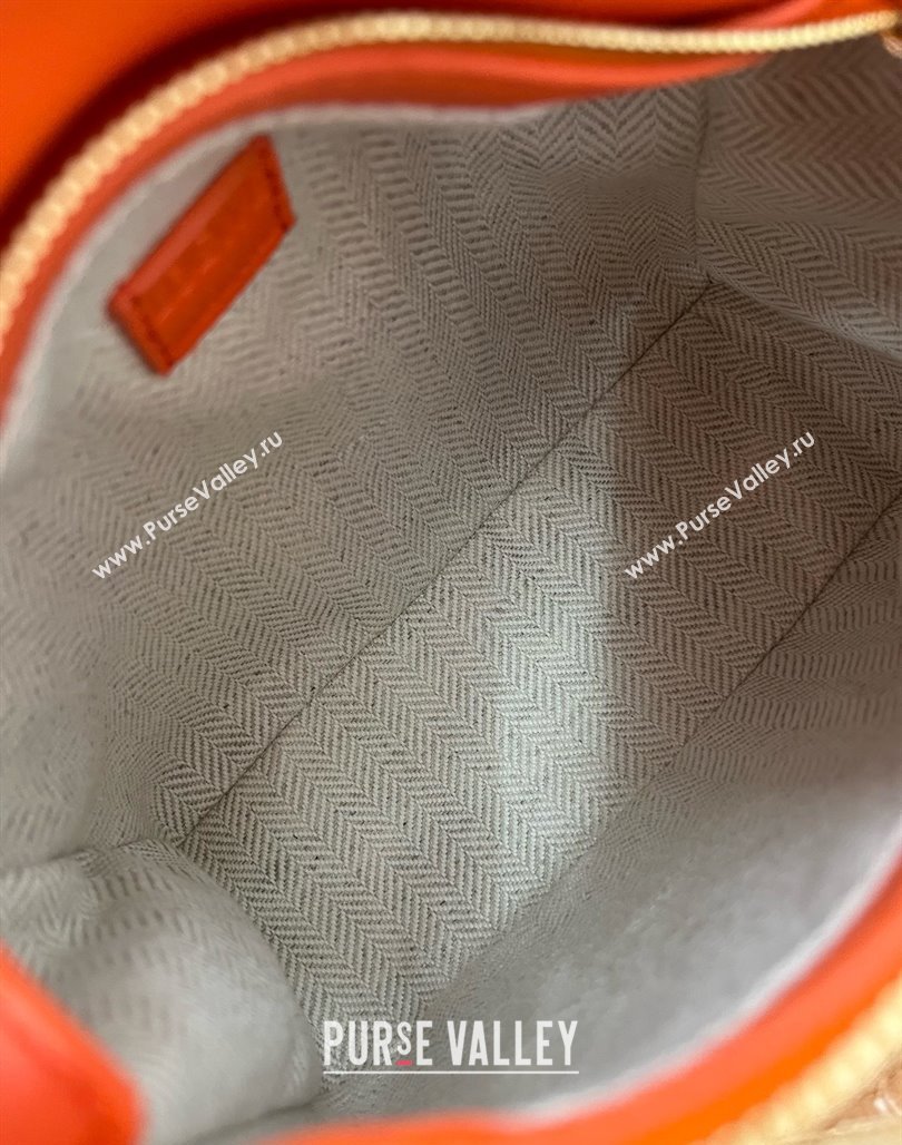 Loewe Mini Puzzle Bag in Classic Calfskin 9310 Orange 2025 Top (KK-25042415)