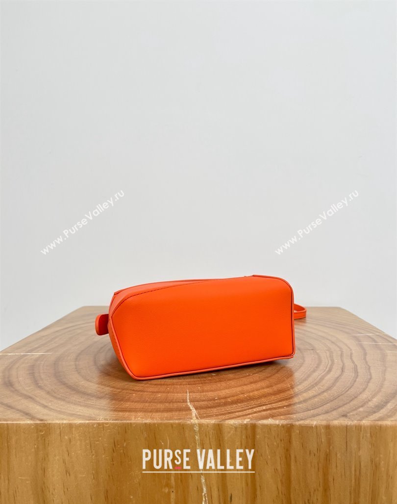 Loewe Mini Puzzle Bag in Classic Calfskin 9310 Orange 2025 Top (KK-25042415)