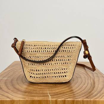 Loewe Raffia Hammock Hobo Bag 8023 Brown 2025 Top (KK-25042401)