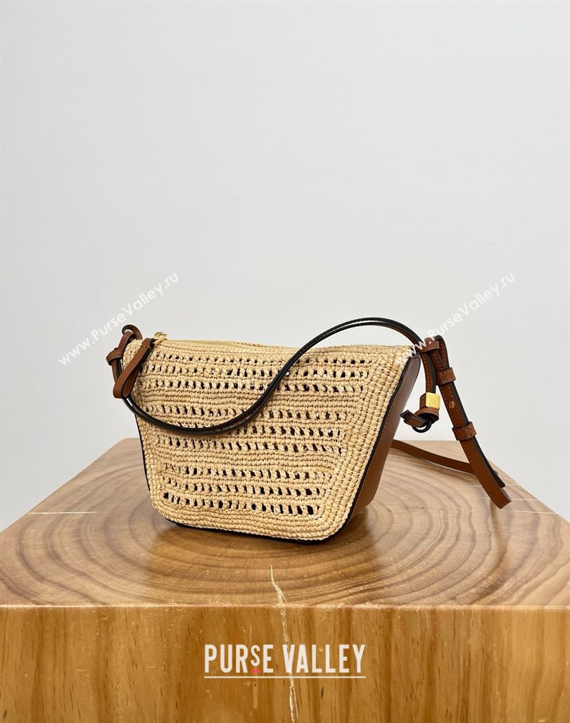 Loewe Raffia Hammock Hobo Bag 8023 Brown 2025 Top (KK-25042401)