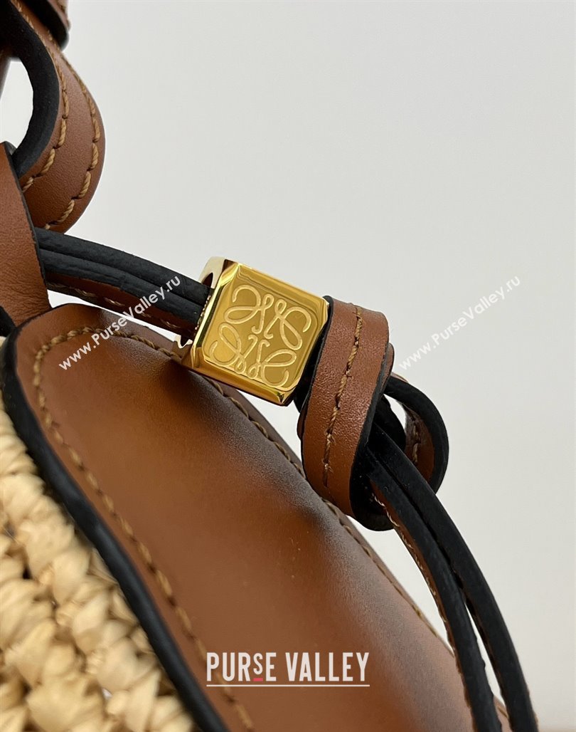 Loewe Raffia Hammock Hobo Bag 8023 Brown 2025 Top (KK-25042401)