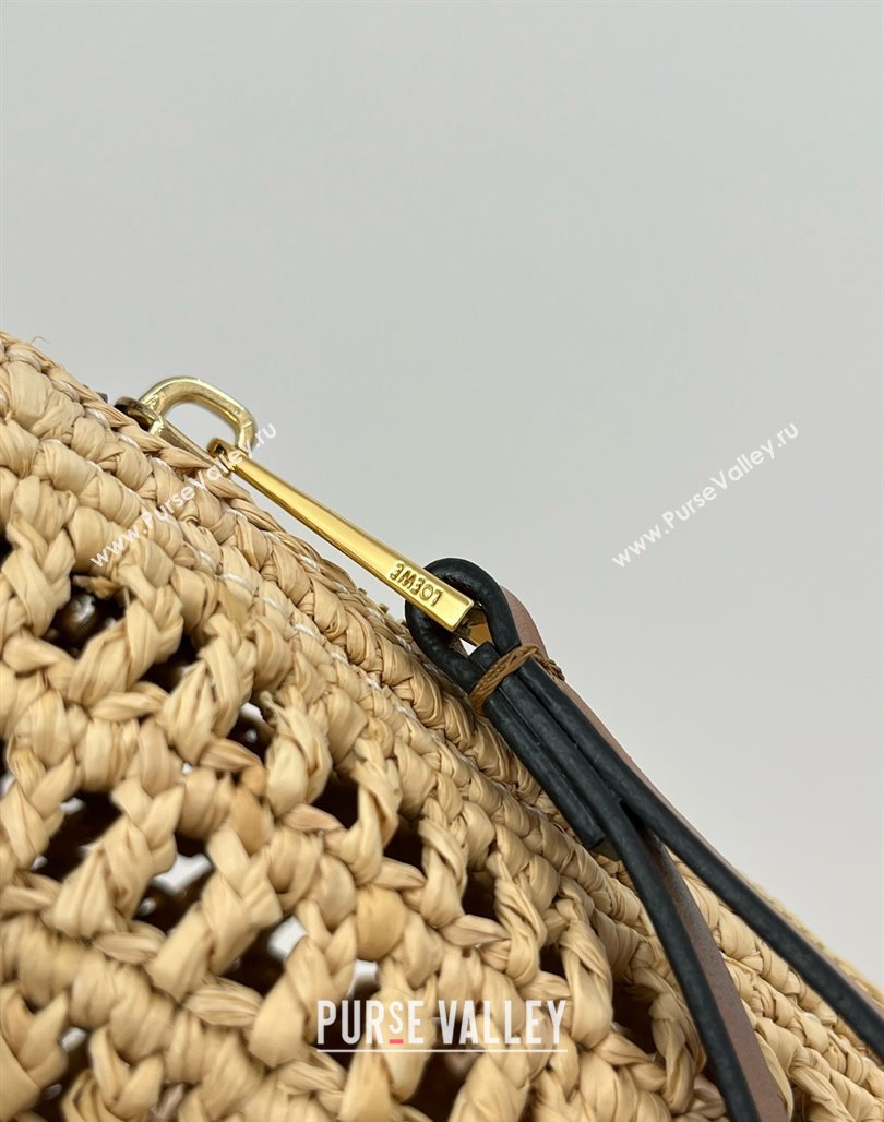 Loewe Raffia Hammock Hobo Bag 8023 Brown 2025 Top (KK-25042401)