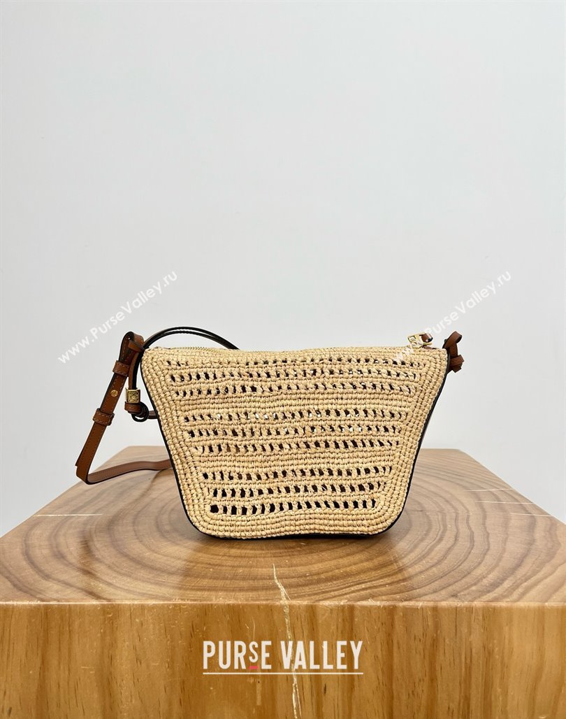Loewe Raffia Hammock Hobo Bag 8023 Brown 2025 Top (KK-25042401)