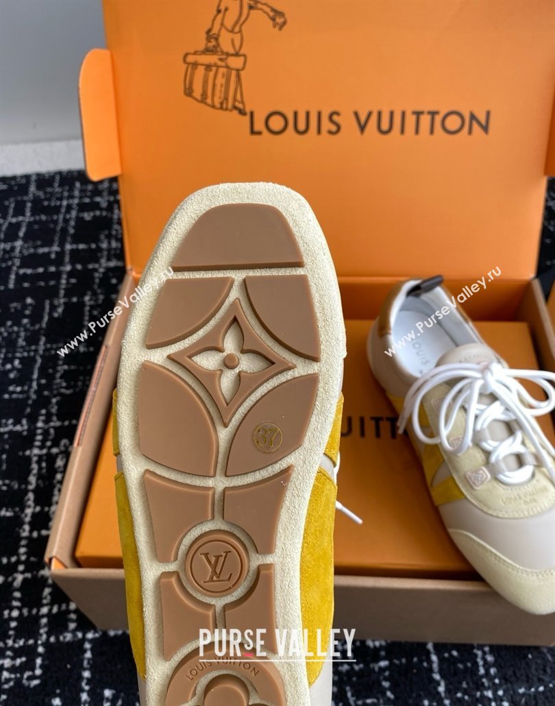 Louis Vuitton LV Sneakerina in Suede and Lambskin Beige 2025 (BLD-25042803)