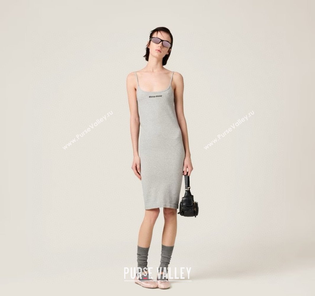 Miu Miu Dress M042826 Grey 2025 (Q-25042826)