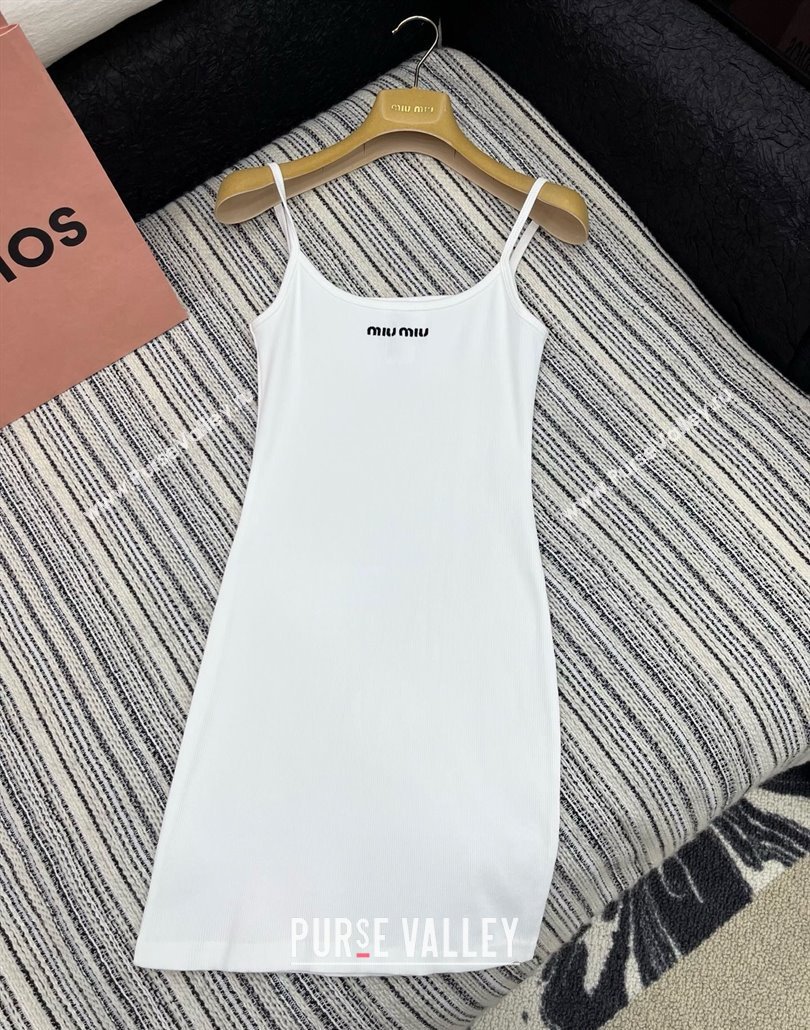 Miu Miu Dress M042824 White 2025 (Q-25042824)