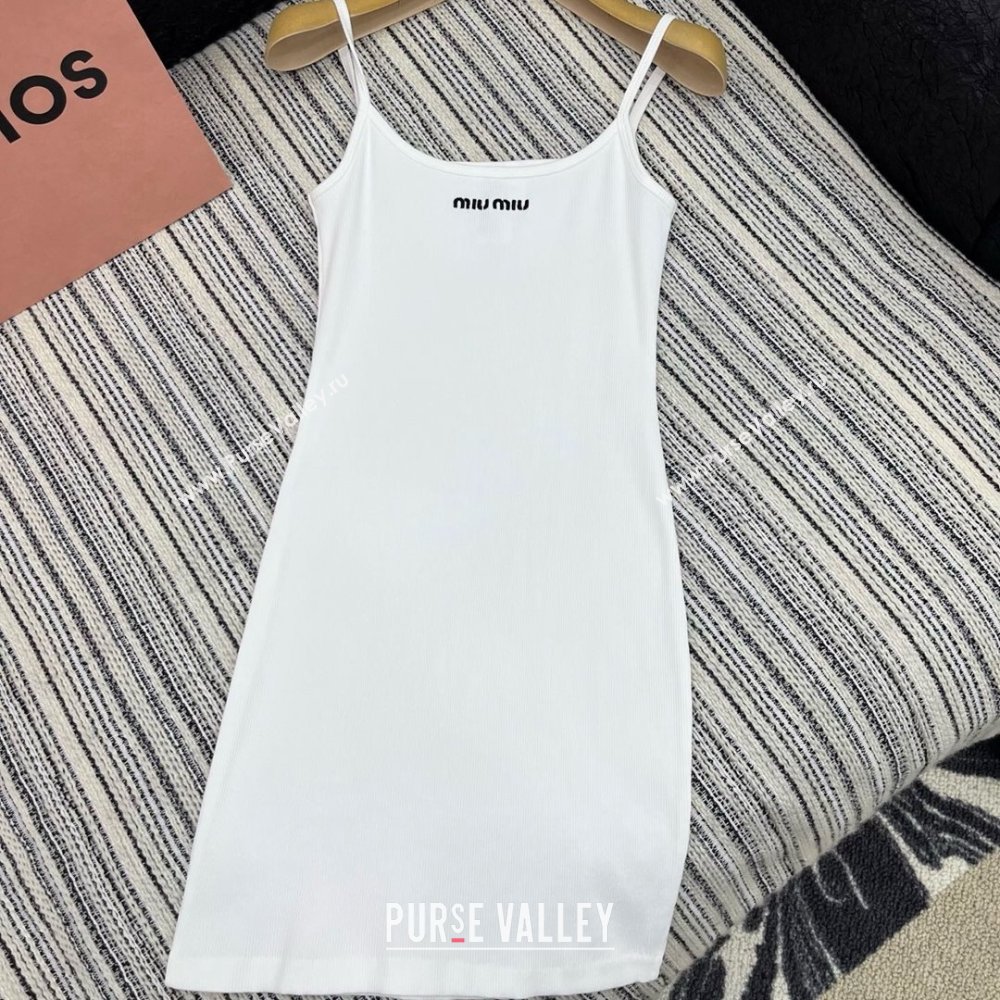 Miu Miu Dress M042824 White 2025 (Q-25042824)