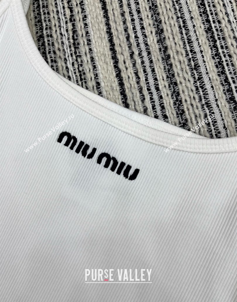 Miu Miu Dress M042824 White 2025 (Q-25042824)
