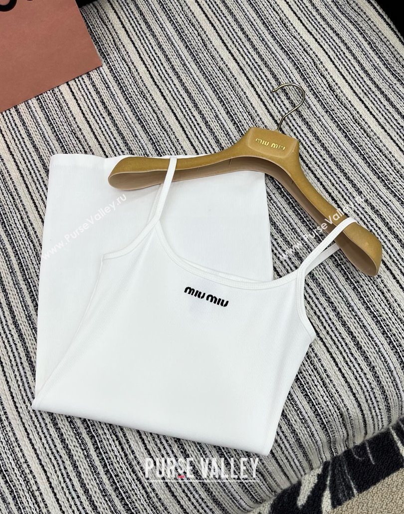Miu Miu Dress M042824 White 2025 (Q-25042824)