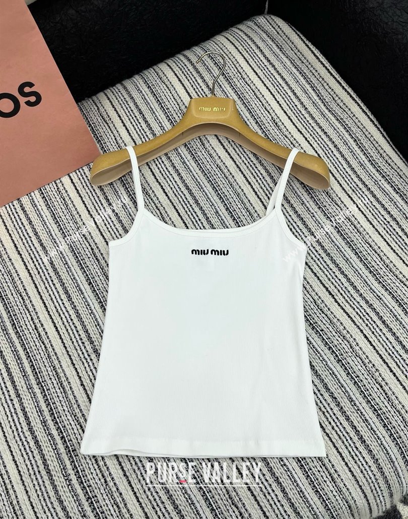 Miu Miu Vest M042822 White 2025 (Q-25042822)