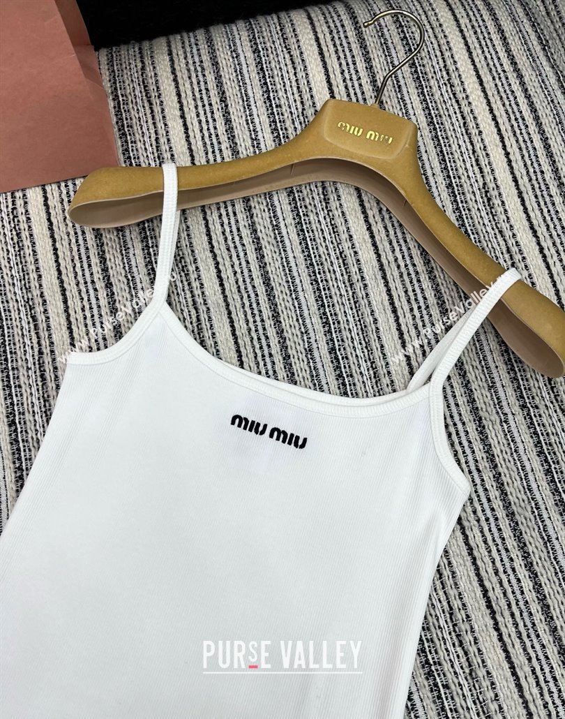 Miu Miu Vest M042822 White 2025 (Q-25042822)
