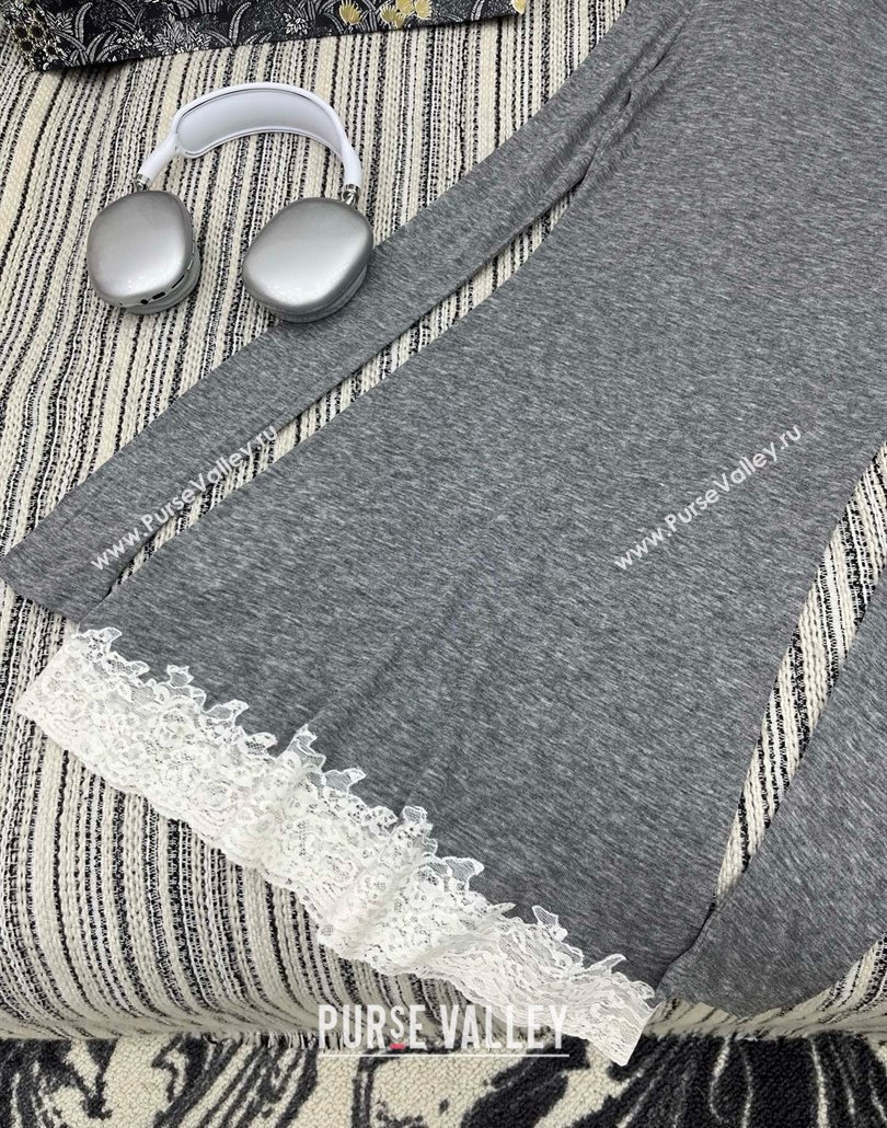 Miu Miu Dress M042821 Gray 2025 (Q-25042821)