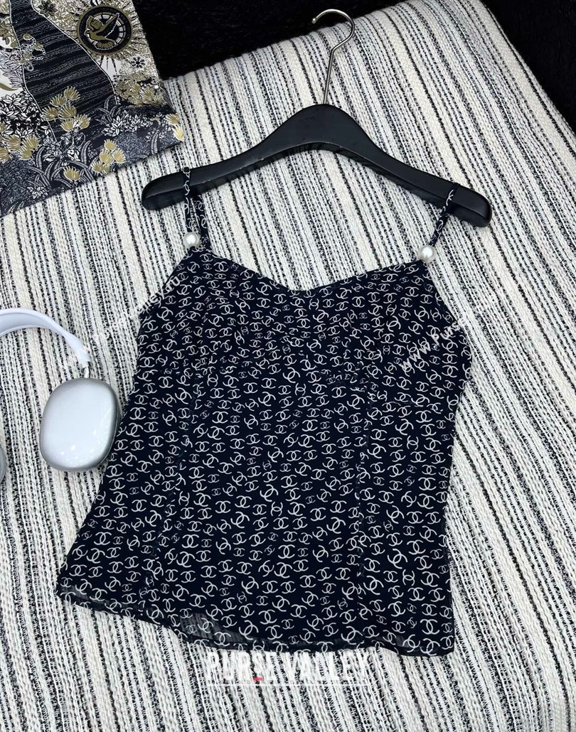 Chanel CC Vest CH042815 Blue 2025 (Q-25042815)
