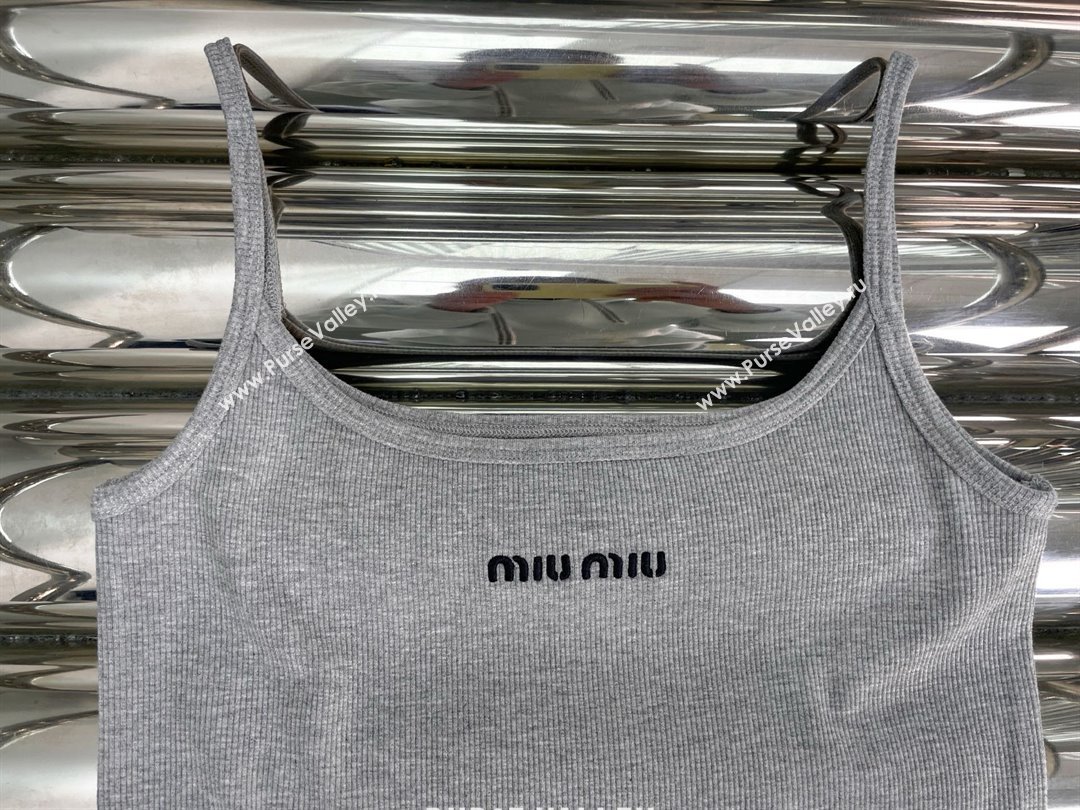 Miu Miu Vest M042827 Grey 2025 (Q-25042827)