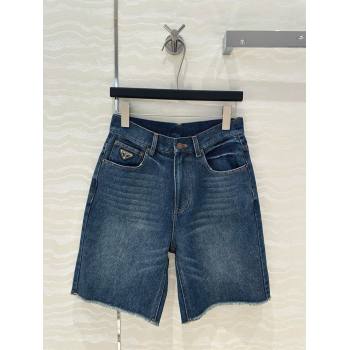 Prada Denim Shorts P050707 Blue 2025 (Q-25050707)