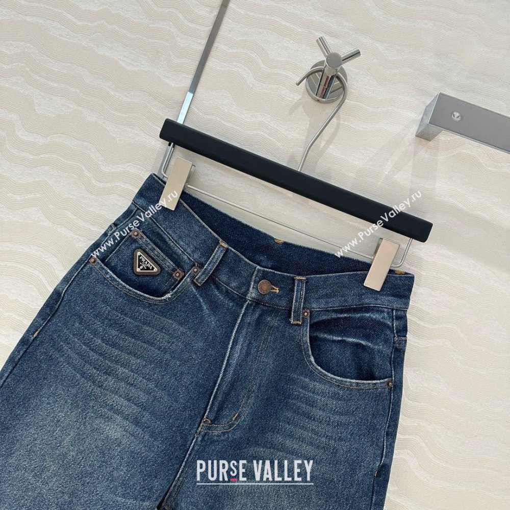 Prada Denim Shorts P050707 Blue 2025 (Q-25050707)