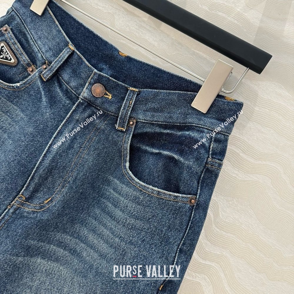Prada Denim Shorts P050707 Blue 2025 (Q-25050707)