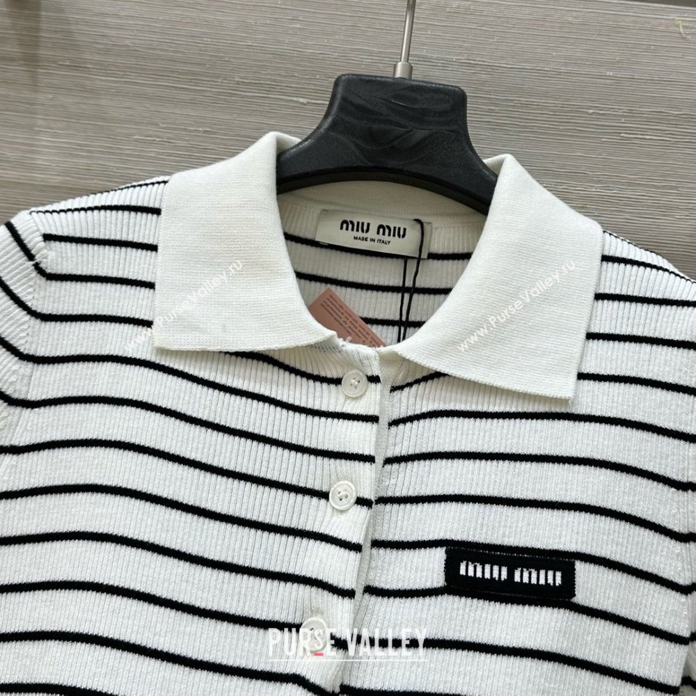 Miu Miu Wool Short-sleeved Sweater M050713 2025 (Q-25050713)