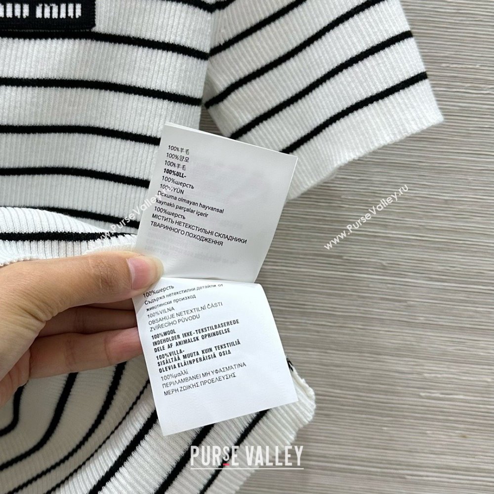 Miu Miu Wool Short-sleeved Sweater M050713 2025 (Q-25050713)