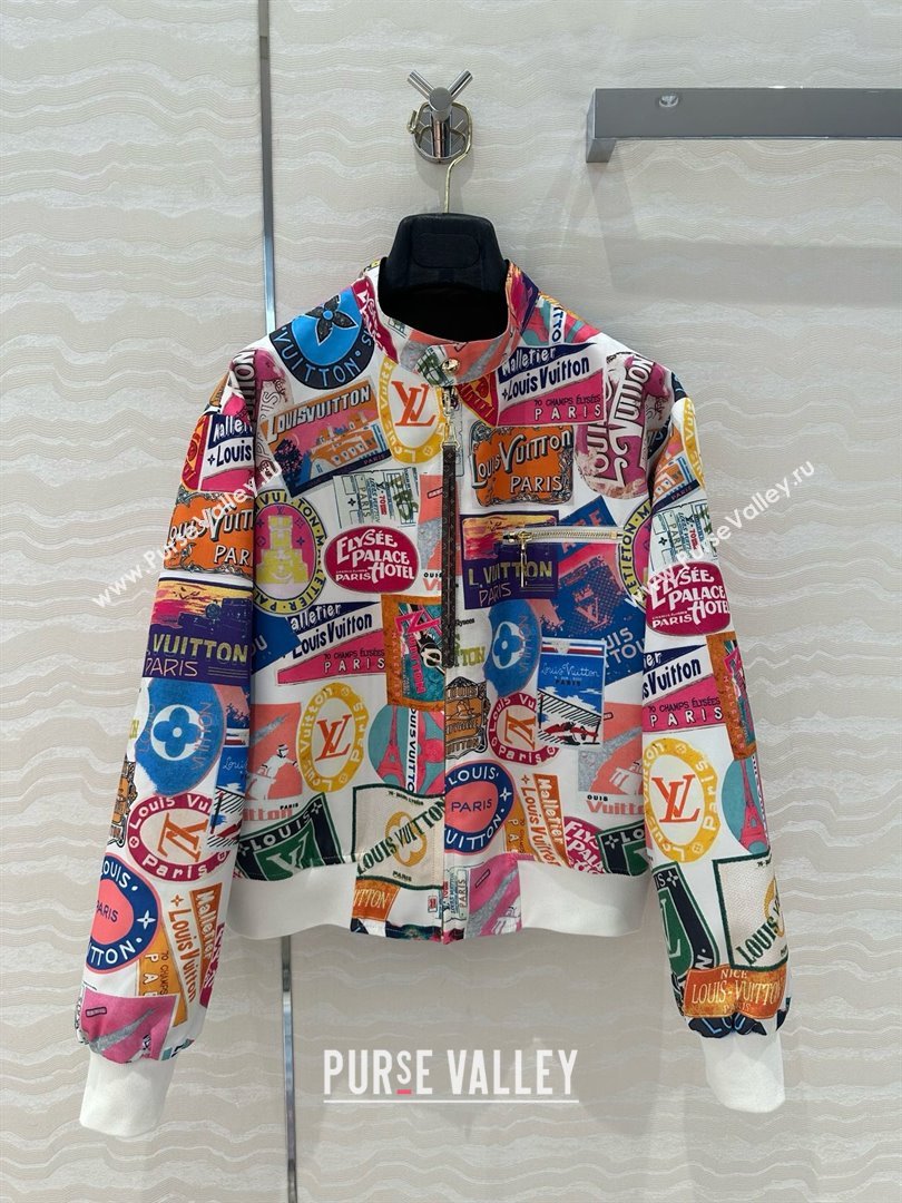 Louis Vuitton Travel Patch Print Jacket LV050705 2025 (Q-25050705)