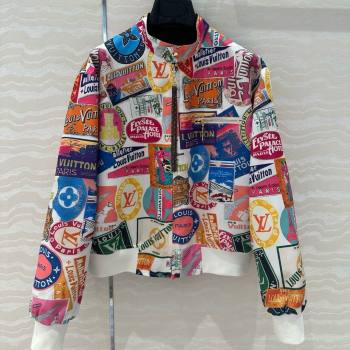 Louis Vuitton Travel Patch Print Jacket LV050705 2025 (Q-25050705)