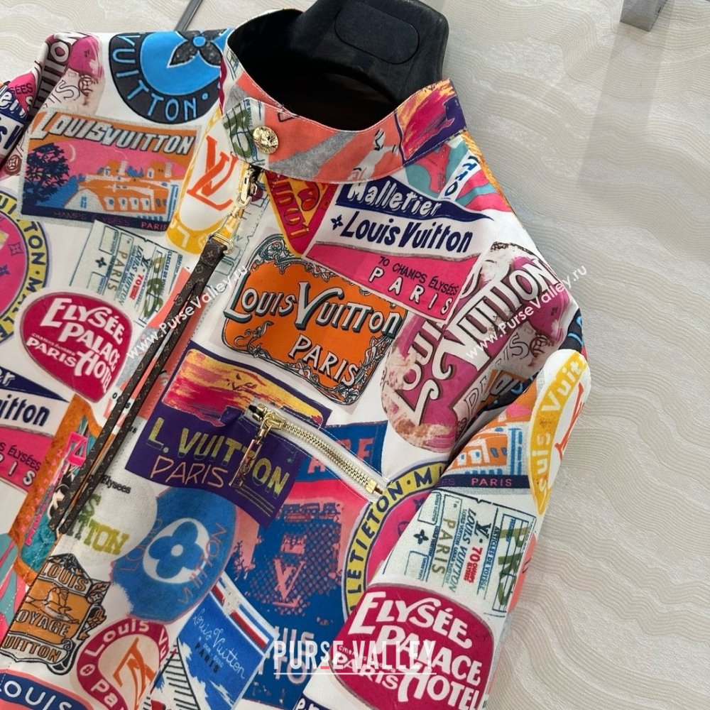Louis Vuitton Travel Patch Print Jacket LV050705 2025 (Q-25050705)