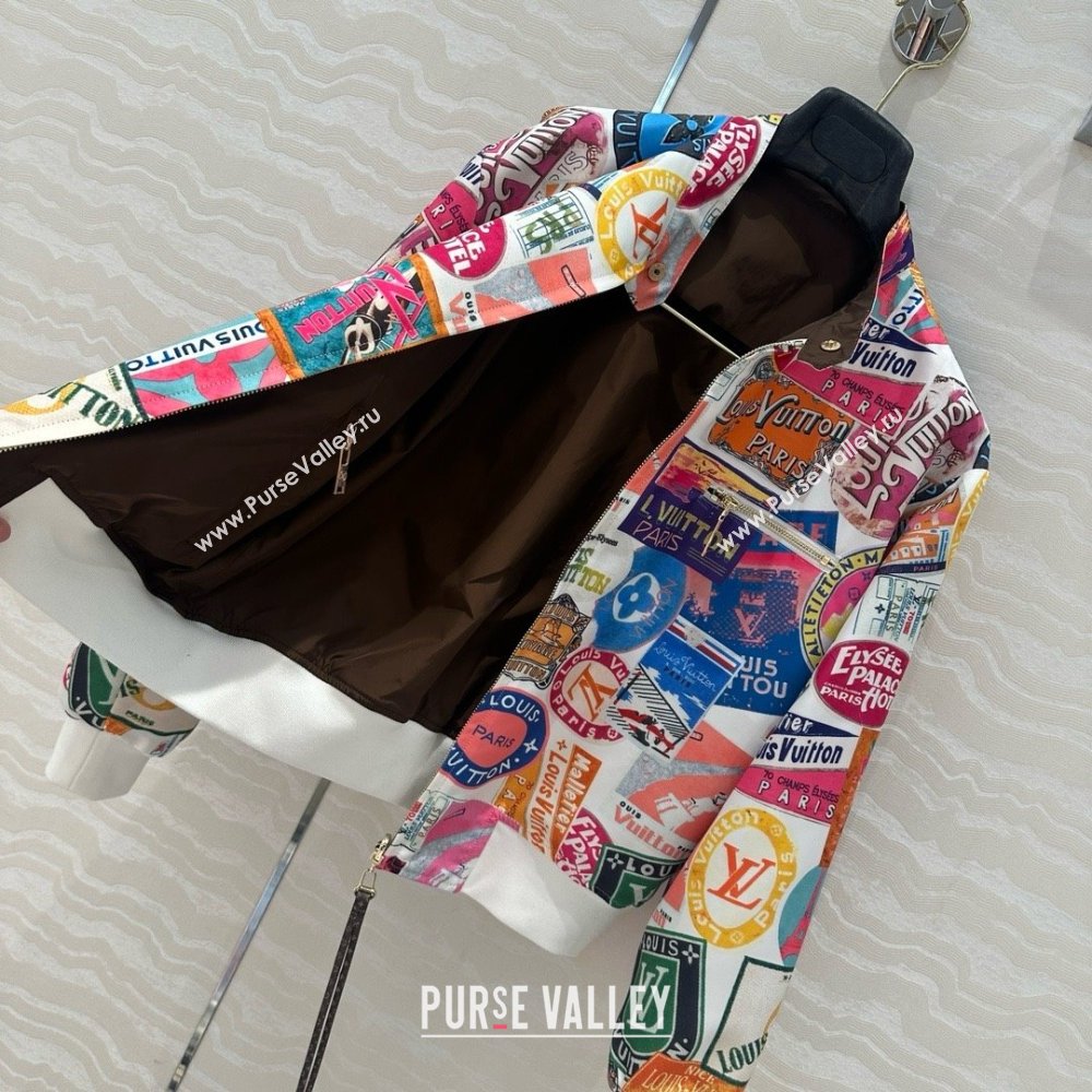 Louis Vuitton Travel Patch Print Jacket LV050705 2025 (Q-25050705)