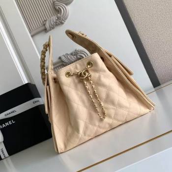 Chanel 25 Small Handbag in Grained Calfskin AS5293 Beige Spring-Summer 2025 (YEZI-25050604)
