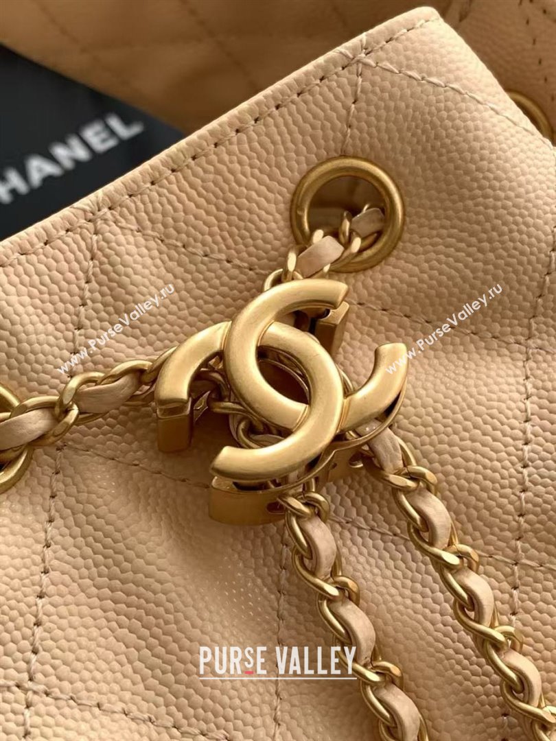 Chanel 25 Small Handbag in Grained Calfskin AS5293 Beige Spring-Summer 2025 (YEZI-25050604)